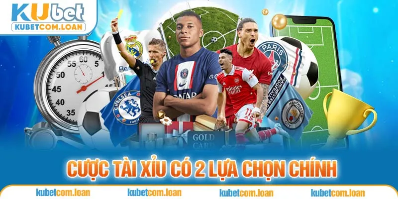 Cược Tài xỉu có 2 lựa chọn chính